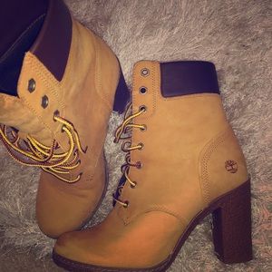 Timberland Boots with 2.5 high inch heel